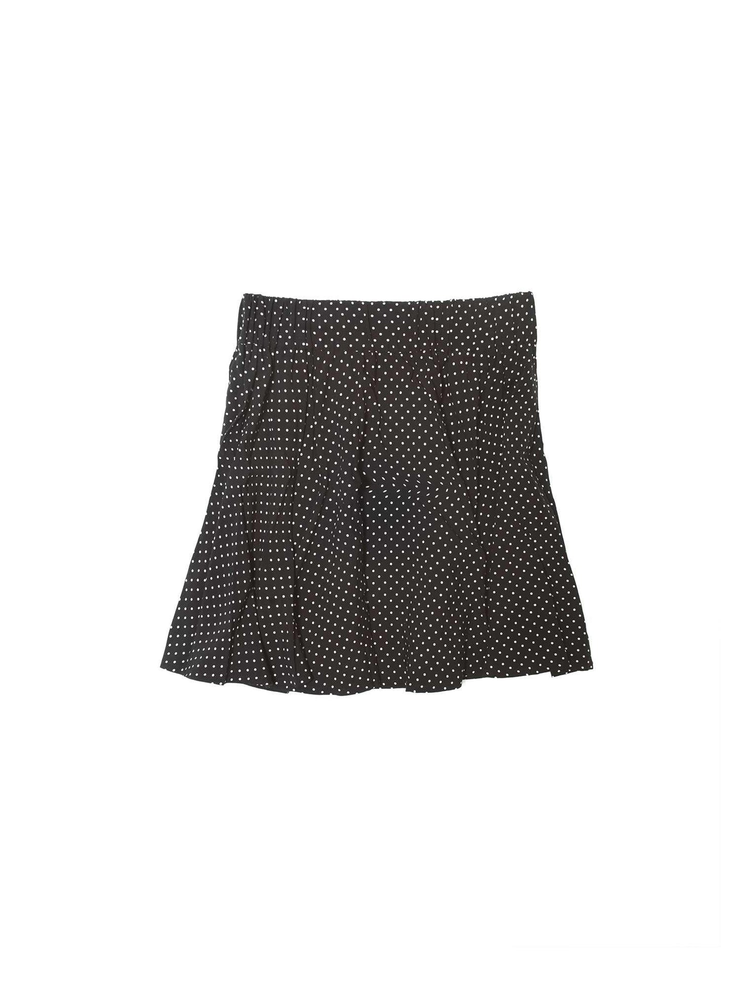 Blue Skirt Polka Dots