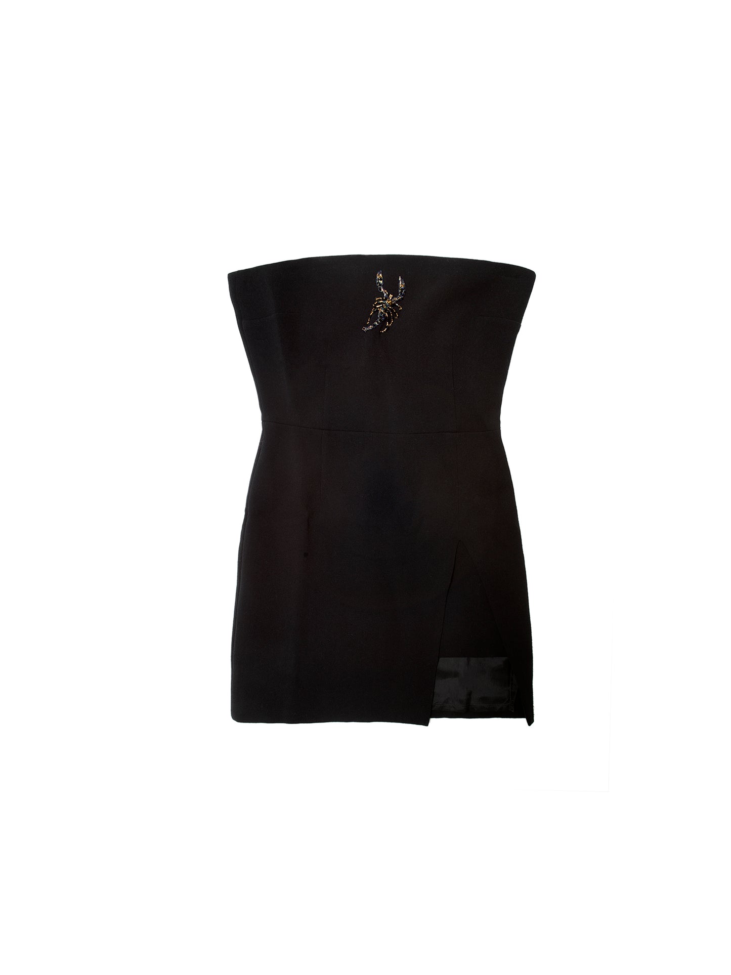 Scorpion embroidery dress