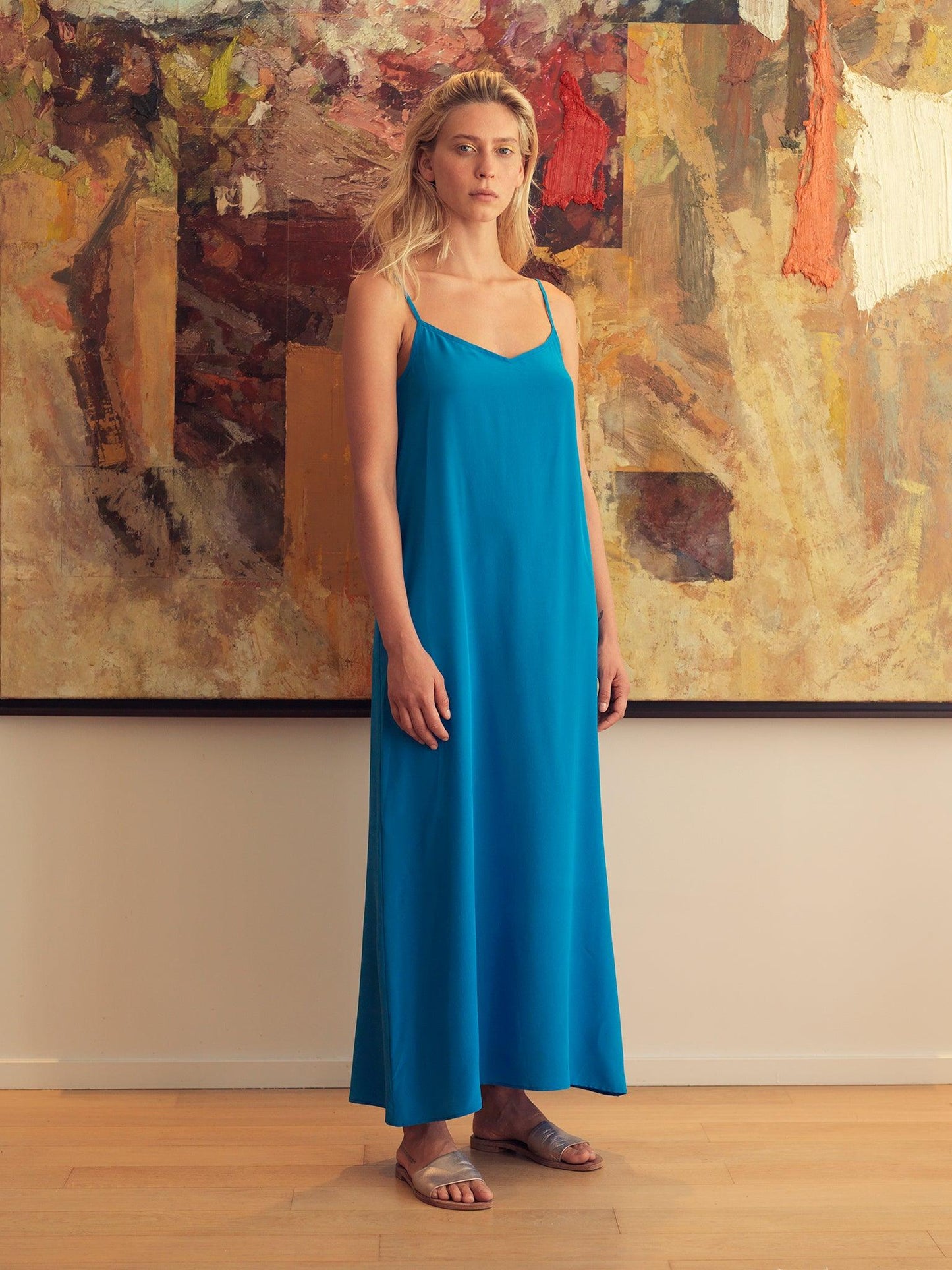 SILK SLIPON DRESS