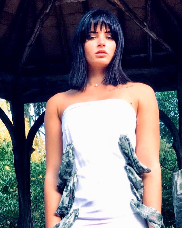 Robe Bustier White Alana