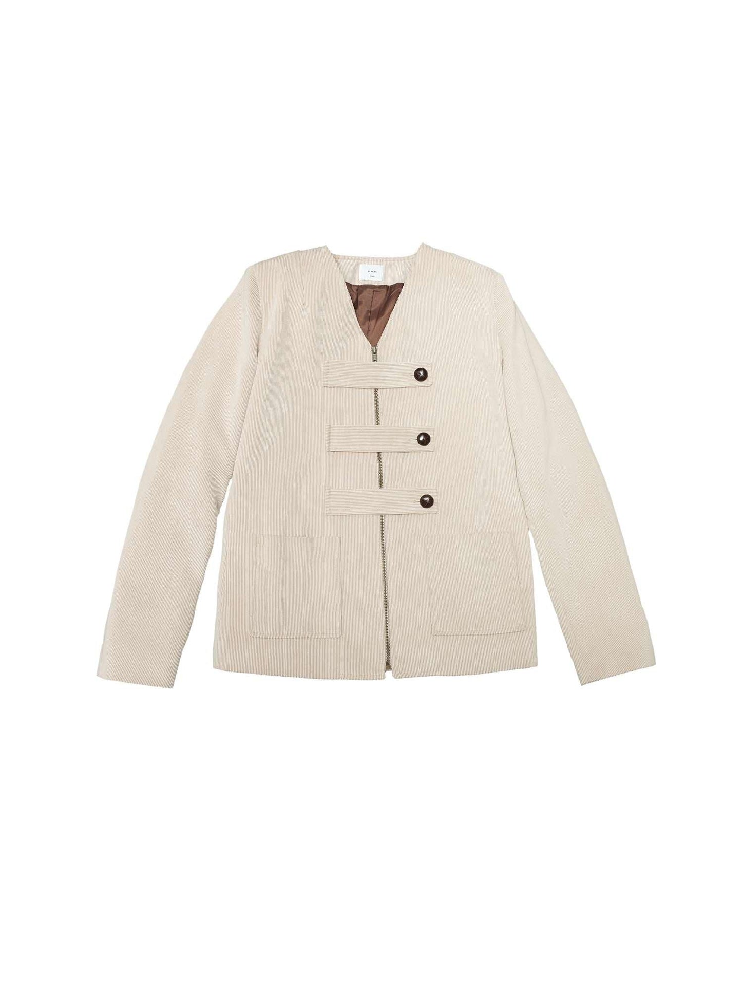 Velvet Jacket Beige