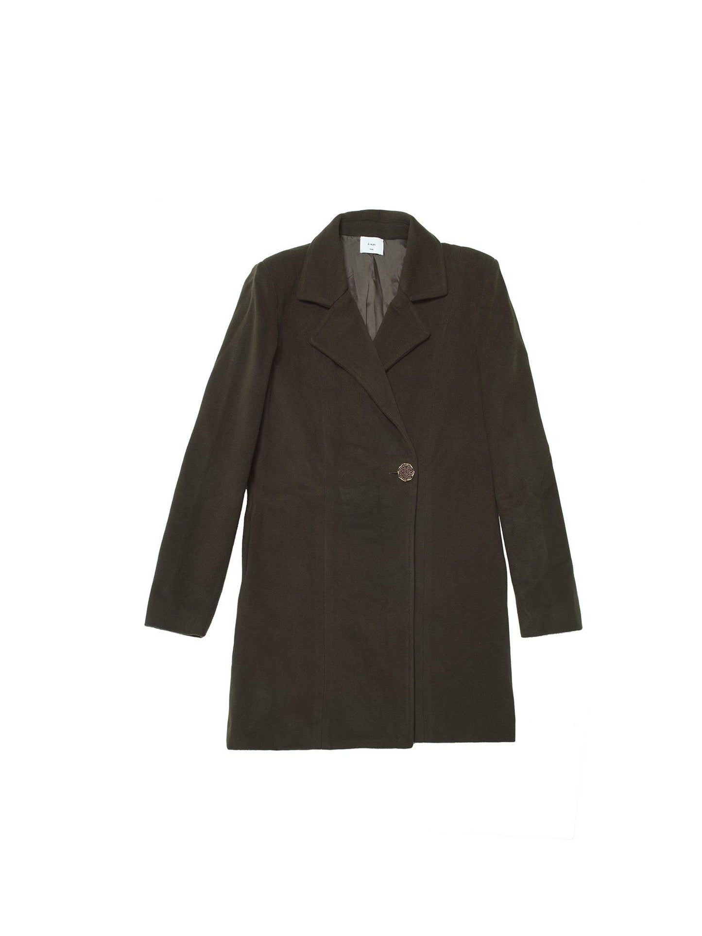 Coat Cachemire Military Green Frany