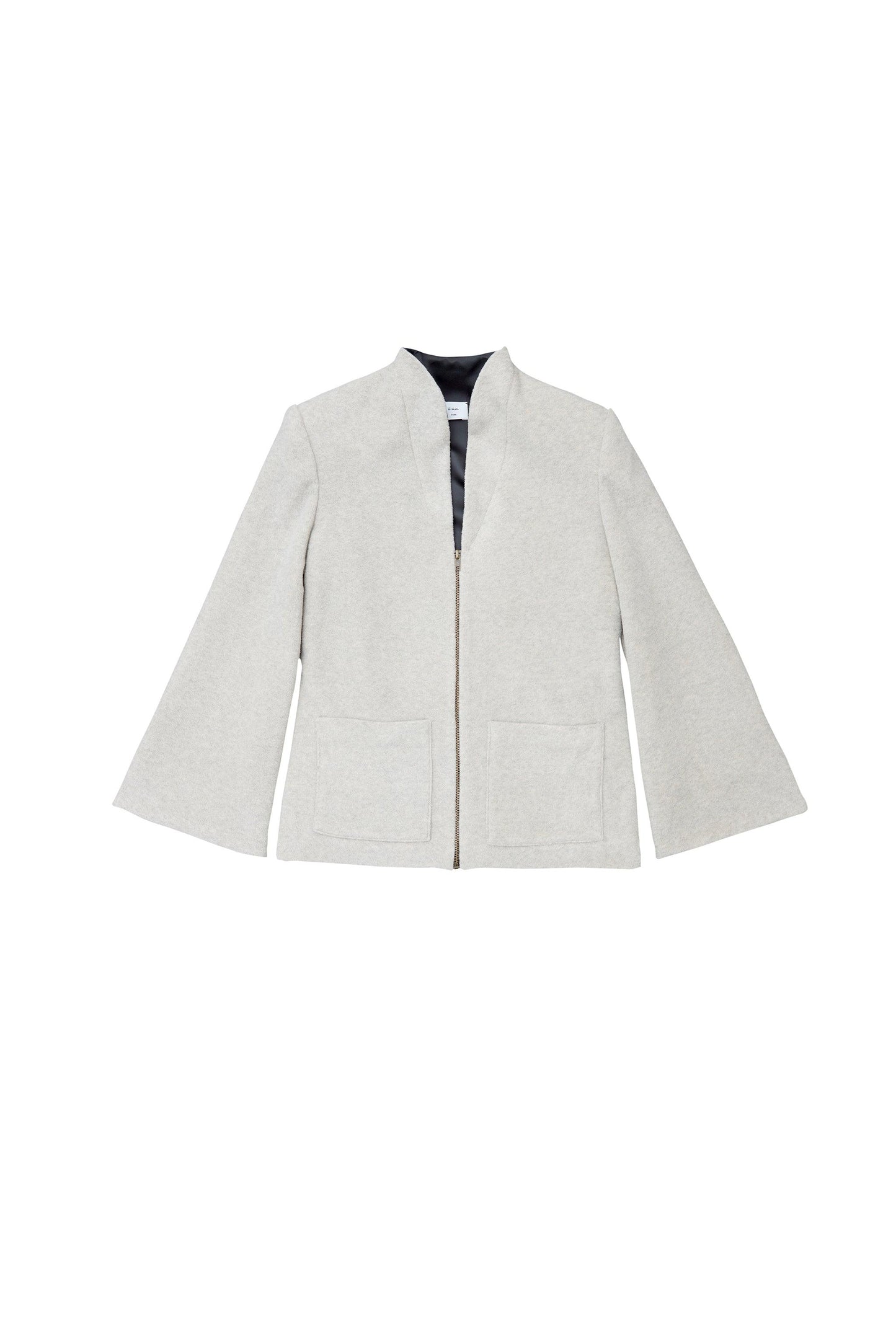 Jacket Beige Fleece Fabric Gina