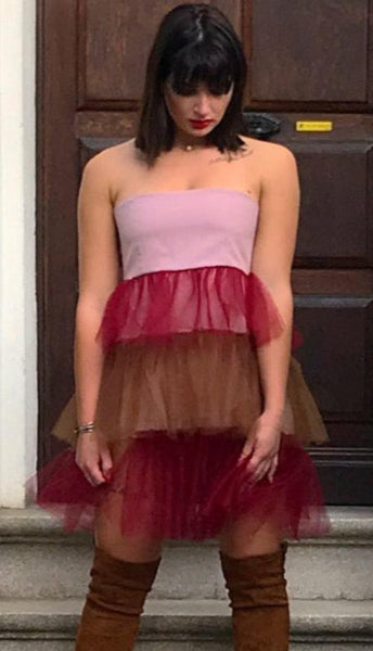 Dress bustier with tulles Hanna